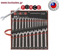 Γερμανοπολύγωνα Σετ 6-32mm 26τεμ. FORCE 5261Ρ